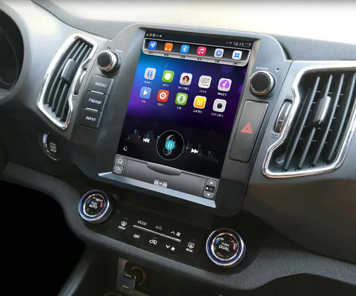 32G rom вертикальный экран android gps Мультимедиа Видео Радио плеер в тире для Kia sportage R Автомобильный navigaton стерео