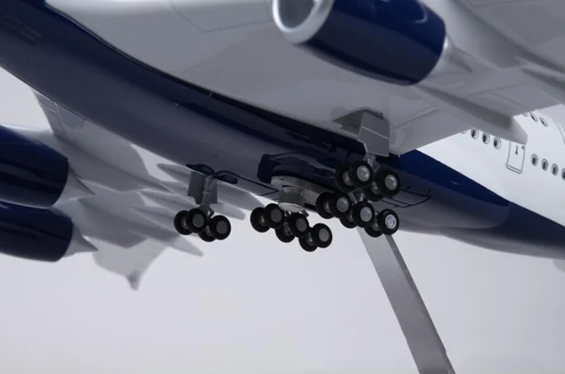 1/160 масштаб 50,5 см сплав Airbus A380 британская Авиакомпания Самолет Модель W свет и колесо литья под давлением пластиковые смолы самолет для коллекции