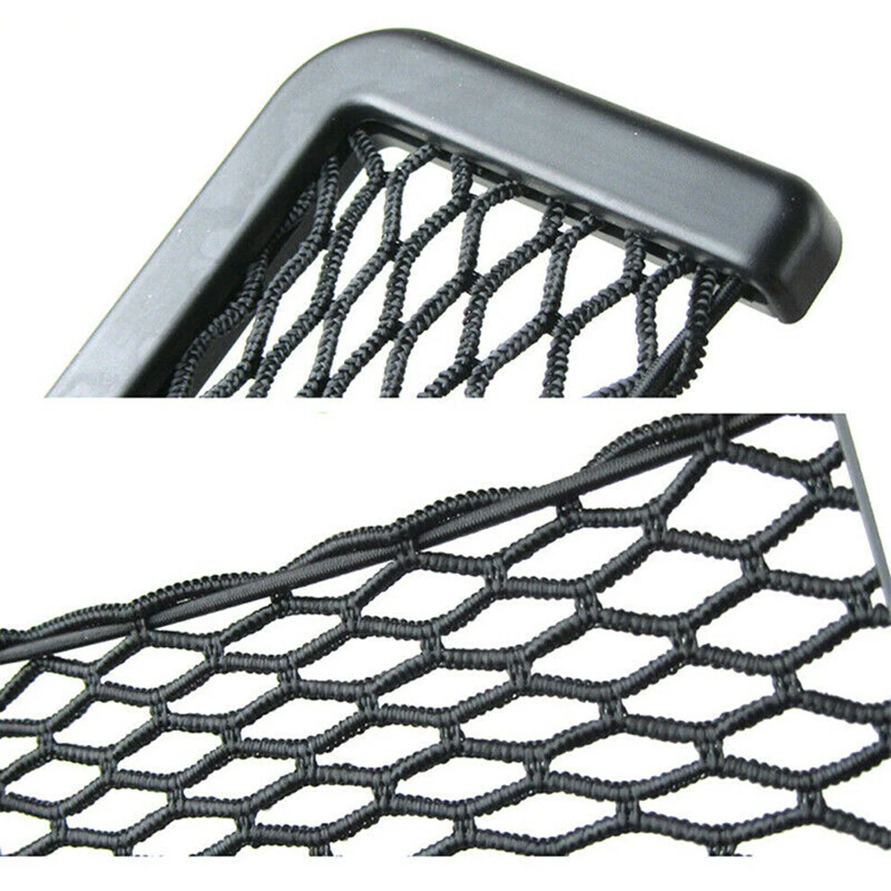20*8cm Car Net Bag Made Of High-quality ABS Interior Accessories Elastic Side Phone Bag Car Side Door Storage Bag Comfortable