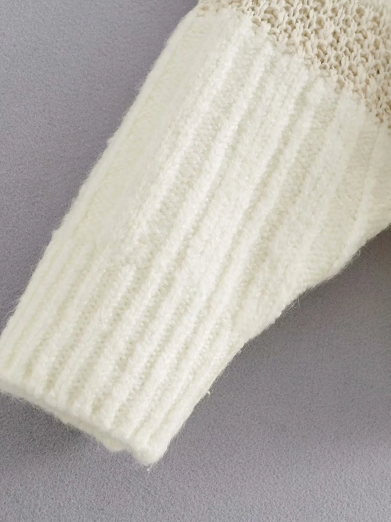 Новинка, весенний женский свитер с кружевами «кроше» в стиле пэчворк, Женские базовые вязаные повседневные свободные свитера, шикарные топы S226