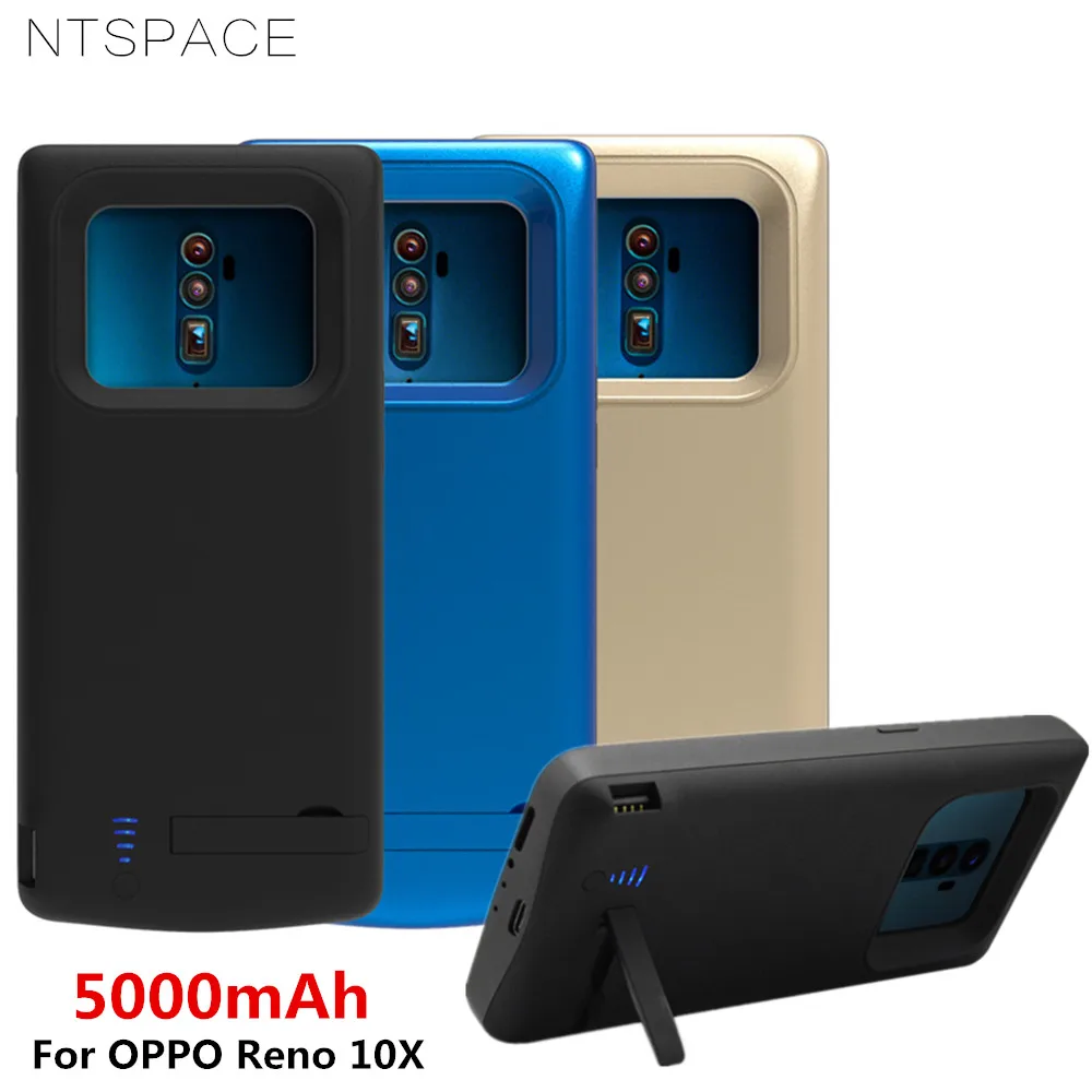 5000 мАч запасной внешний аккумулятор чехол для OPPO Reno 10X power Case расширенное зарядное устройство для аккумулятора чехол power Bank чехол для телефона