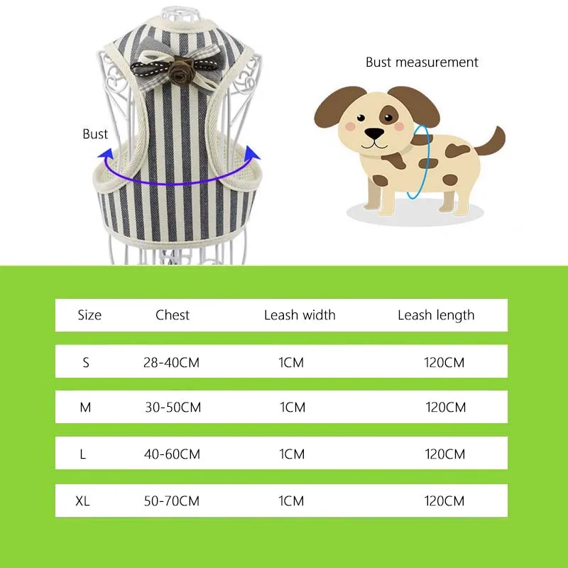 Training Comfort SoftHarness Adjustable Reflective Traction Rope Vest Walking Lead Leash Polyester Mesh Harness Small Medium Dog