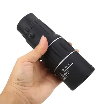 

Monocular Telescope Binoculars Dual Focus 16X52 High Power Outdoor Spotting Scope Monoshock Portable Traveling Single Tube