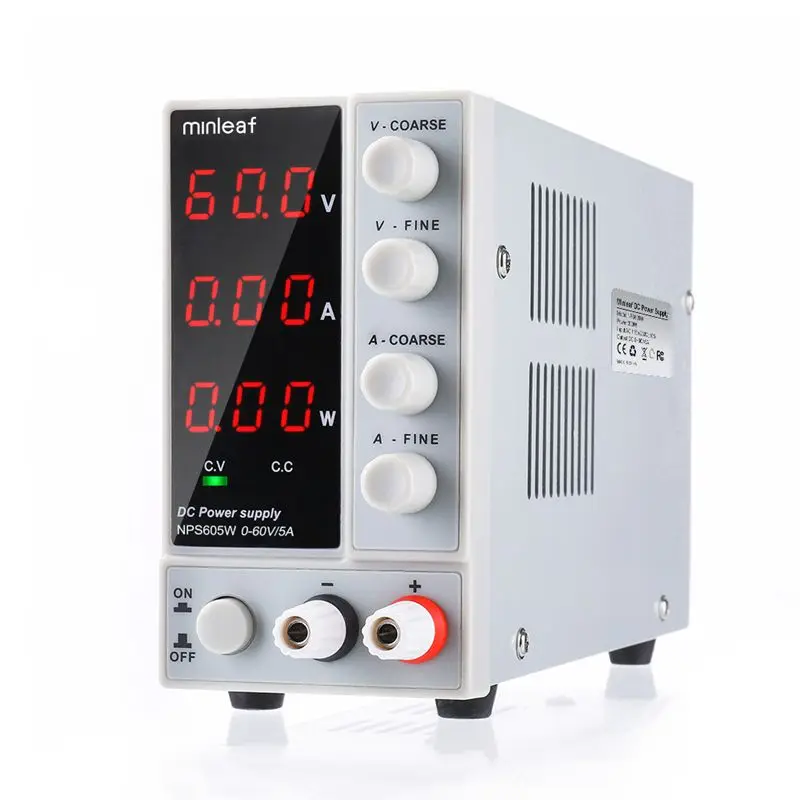

NPS605W 110V/220V 0-60V 0-5A Adjustable Digital DC Power Supply 300W Regulated Laboratory Switching Power Supply