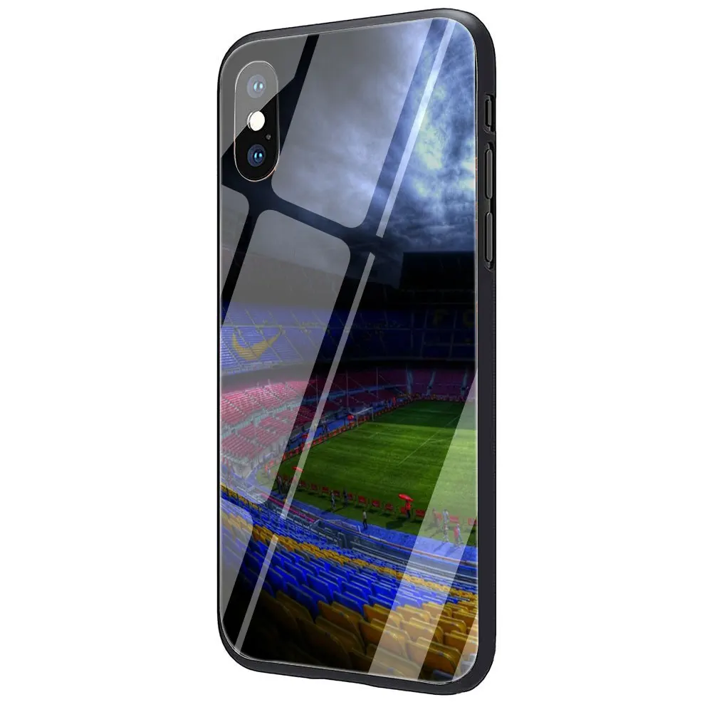 EWAU Барселона, Испания Estadio Camp закаленное стекло чехол для телефона iPhone 11 Pro 6 6S Plus 7 8 Plus X XS XR XS Max - Цвет: G11