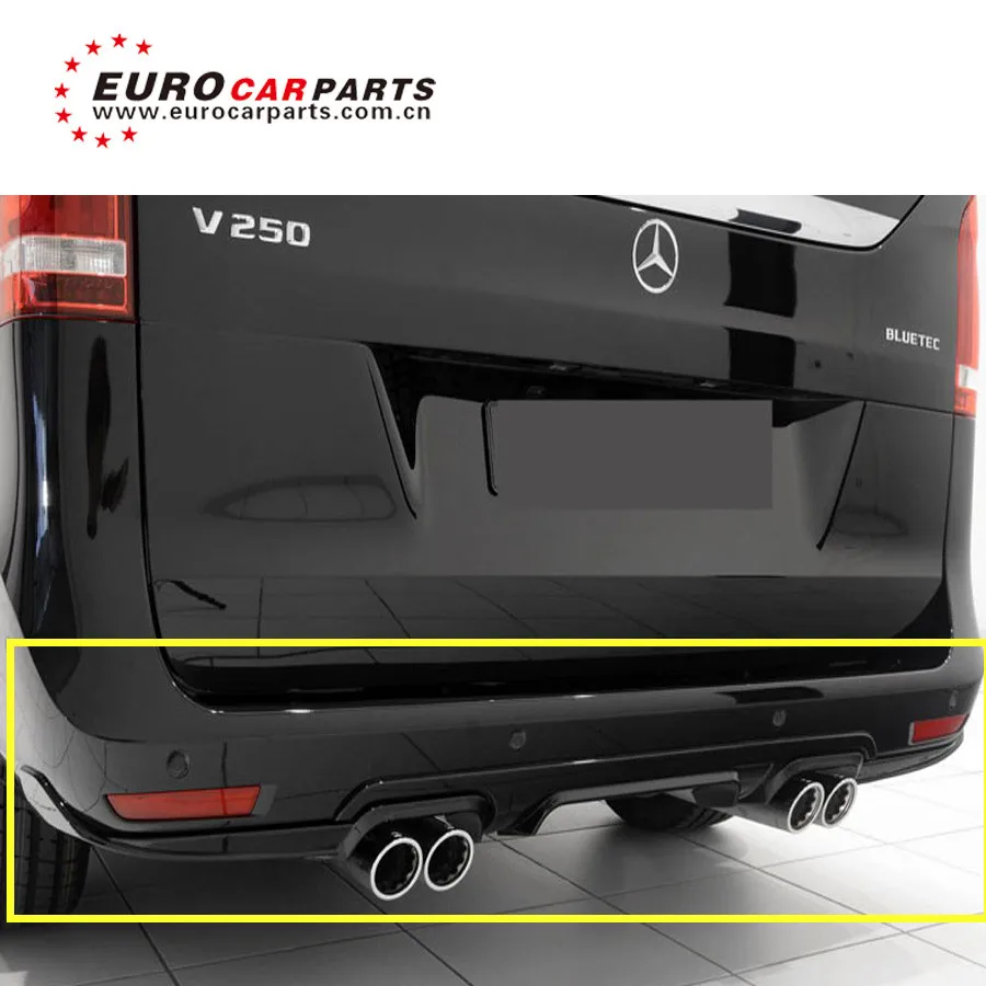 Комплект корпуса в стиле V class w447 B для V250 V260 с передним спойлером светодиодные