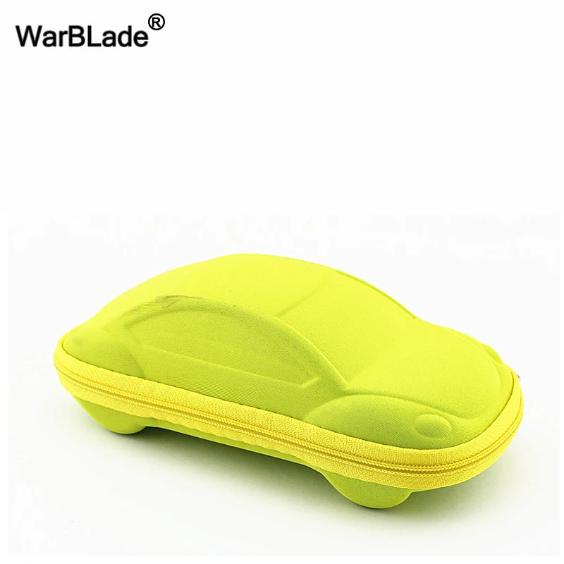 Children Car Glasses Case Cute Car Shaped Box Strage Bag Cases Kids Sunglasses Cases Automobile Styling Box glasses case sunglasses bag zipper eyewear box