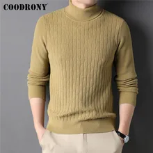 

COODRONY Brand Winter Thick Warm Turtleneck Sweater Pullover Men Clothing New Arrivals Streetwear Fashion Knitwear Jumpers C2149