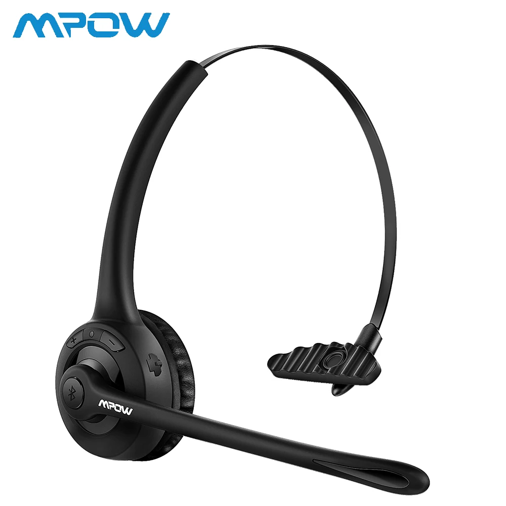 Mpow беспроводные Bluetooth наушники кристально чистые с микрофоном гарнитура для