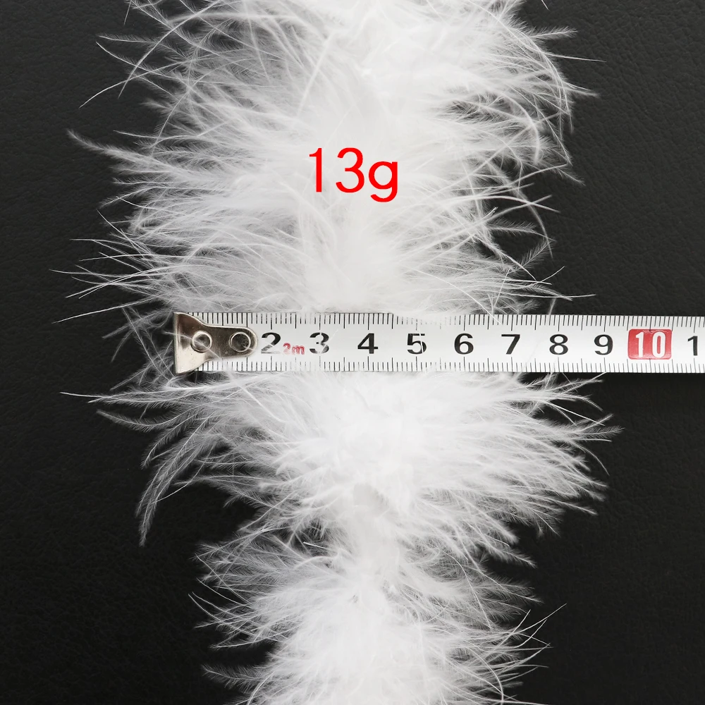 Turkey Feathers craft feathers natural feathers turkey feathers 2 Meter Fluffy Marabou Turkey Feathers Boa DIY Christmas Tree Plumas Ribbon Wedding Dress Decoration Plumes Boa for Crafts