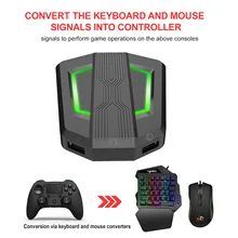 Hxsj p6 teclado mouse conversor adaptador mouse teclado controlador compatível com ps4/ps3/xbox um/xbox 360/n-switch