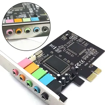 

PCI-E Sound Card 5.1Channels CMI8738 Express Sound Card for PC Computer Extension Card