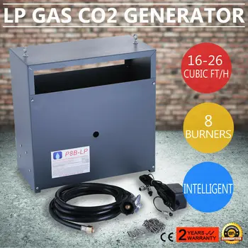 

Hydroponic Grow CO2 Generator 8 Burner LP Gas 8 Burners Greenhouse