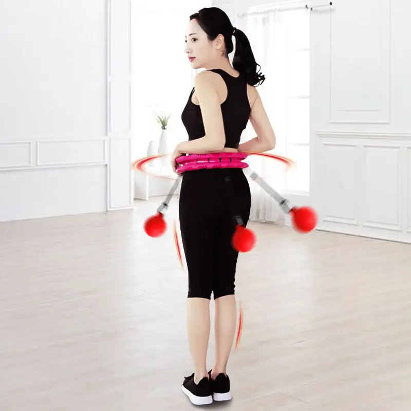 

Unisex Faster Burning Fat Loss Weight Sports Hula Hoop Practical Detachable Will Not Fall Healthy Care Hula Hoop Fitness Gear