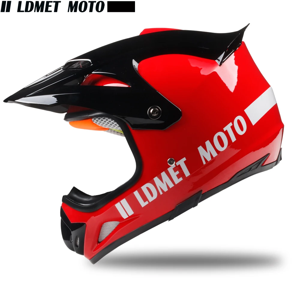 Мотоциклетный шлем для мотокросса, мотоциклетный шлем Casco de Moto, внедорожный шлем для спуска на гору, шлем в горошек, одобренный гоночный квадроцикл