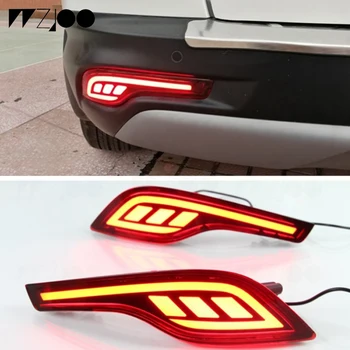

2PCS For Honda CRV 2017-2018 12V Car LED Rear Fog Lamp Rear Bumper Light Brake Light Flowing Turn Signal Reflector