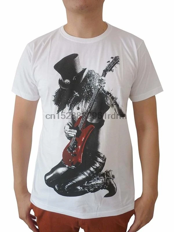 Одежда TheLegendTshirt Мужская Slash guns N рок-группа розы футболки с коротким рукавом |