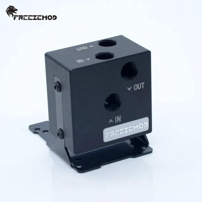 

FREEZEMOD, компьютерный водяной насос для охлаждения, модифицированный насос, крышка двойного входа и выхода воды для SC600. PJ-PUMP-M