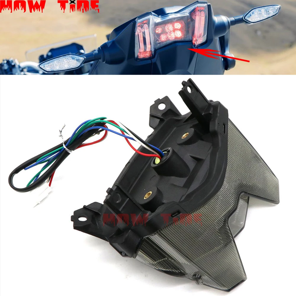 

For Yamaha MT-09 MT09 2017 2018 2019 2020 Motorcycle LED Taillight Brake Rear Warning Turn Signal Indicator Lamp Tail Light