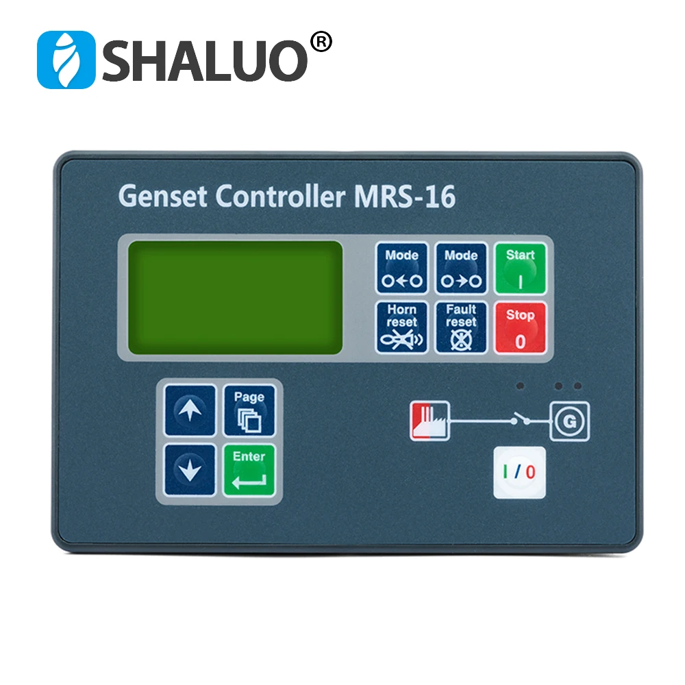 US $150.48 MRS16 MRS16 genset controller auto remote start LCD control protect module panel diesel generator part Compatible With Original