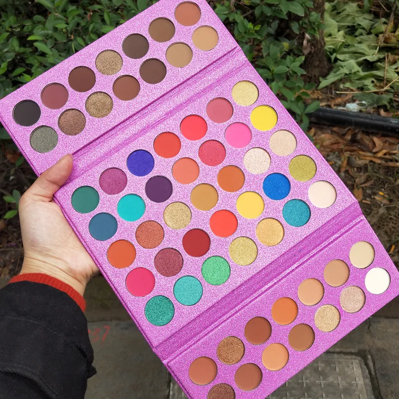 

63 Color Stage Eyeshadow Compact Students High Light Matte Glitter eyeshadoow Children Pessimistic Makeup