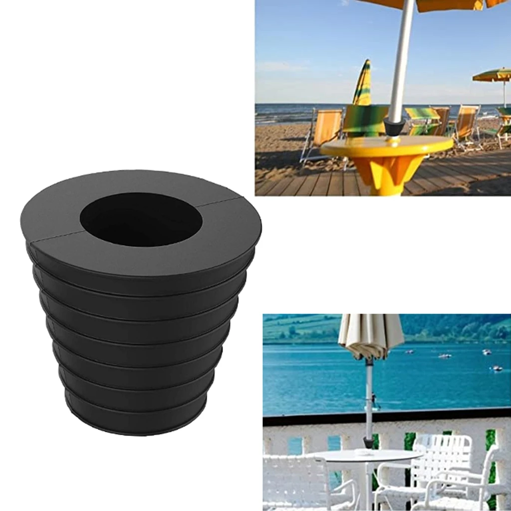 Umbrella Cone Wedge, Parasol Base Stand, Patio Table Hole Rings Plug