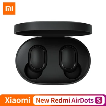 

Original Xiaomi Redmi AirDots S Earphone TWS Bluetooth Headphone Low Lag Mode Stereo Gaming Headset True Wireless Earbus - Black