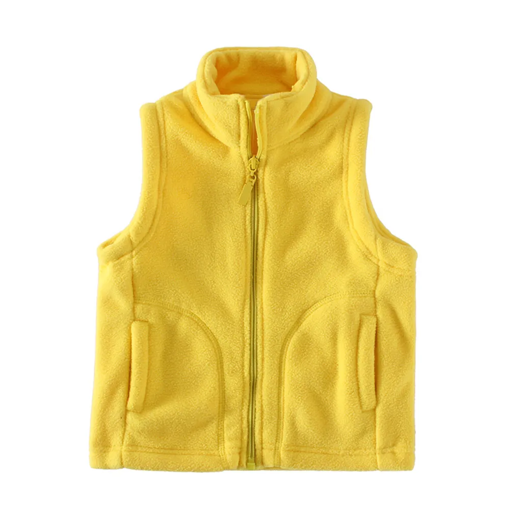 Пальто для малышей Девочки, дети, девочки, мальчики, Детские Зимние теплые пальто для маленьких девочек зимний пуховый жилет плотная верхняя одежда на молнии с капюшоном# C - Цвет: Цвет: желтый