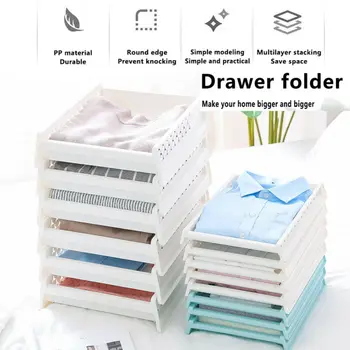 

Drawer Type Clothes Storage Board Home Detachable Clothes Organizer Wardrobe Partition Board Rack Wardrobe Layered Storage Rack