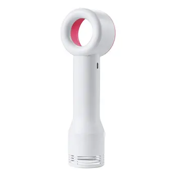 

Electric Bladeless Fan Portable Cordless Mini Handheld Fan Handheld Mini Cooler No Leaf Handy Fan Quiet Cooling Fan 5v No Timing