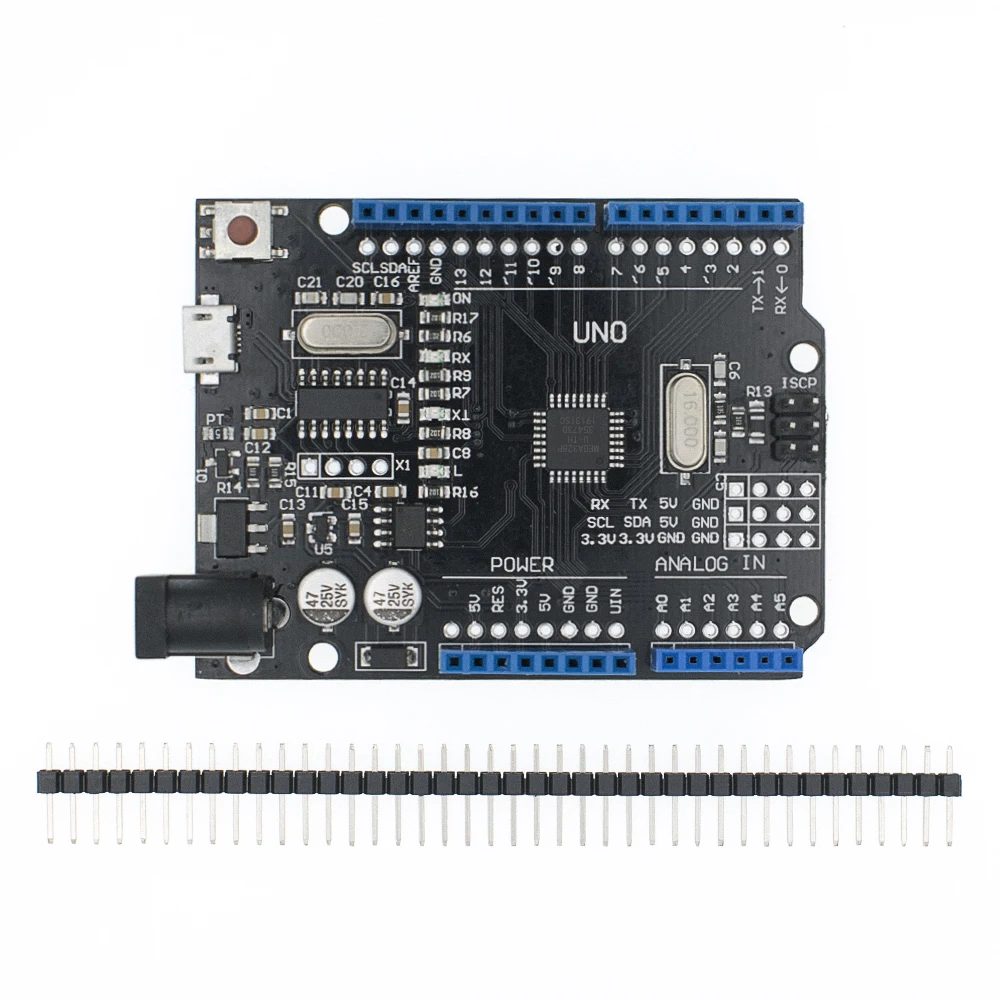 10 шт. синий/красный/черный 2,4 TFT Модуль UNO R3 макетная плата с CH340 ATMEGA328 USB кабель для Arduino