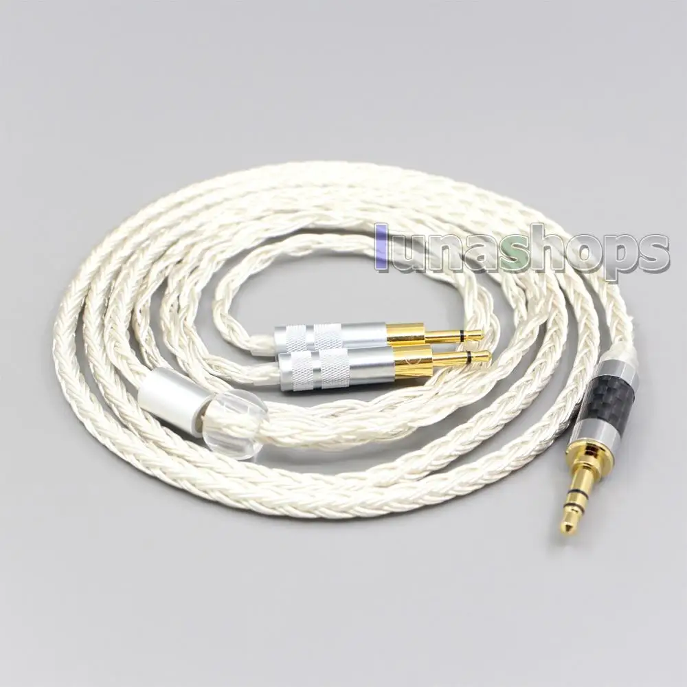 LN007233 16 Core OCC Silver Plated Earphone Cable For Sennheiser HD700 Headphone Headset