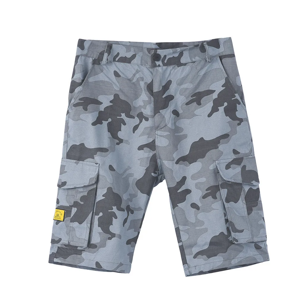 JAYCOSIN Мужская Кнопка камуфляж хлопок мульти-Комбинезоны С Карманами Шорты Мода новые летние мужские модные шорты aug 26