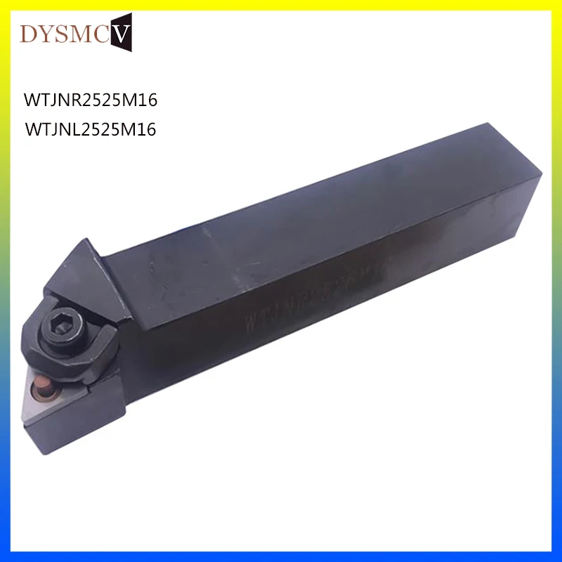 

1 WTJNR2525M16 External turning tool CNC lathe tool holder External turning tool holder 93 ° CNC lathe outer tool holder tool