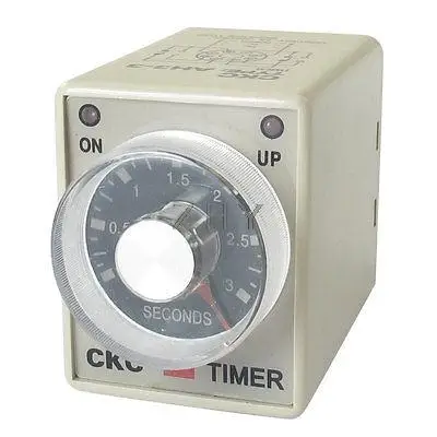 

AC 380V 0-3 Seconds 3s Plastic Housing Delay Timer Time Relay 8 Pin AH3-3