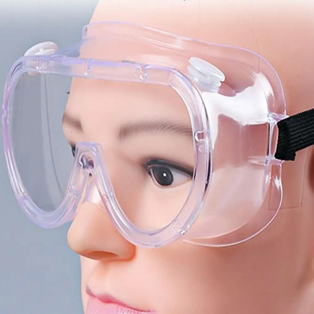 

Studyset Transparent Cycling Silicone Goggles Anti Droplets Dust-proof Anti-impact Protective Glasses For Women Men