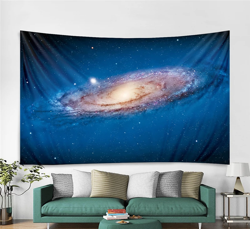 Creative Hot Mandala Tapestry Whales Galaxy Celestial Tapestry Bohemian Art Decor Wall Hanging Polyester Fabric for Home Decor