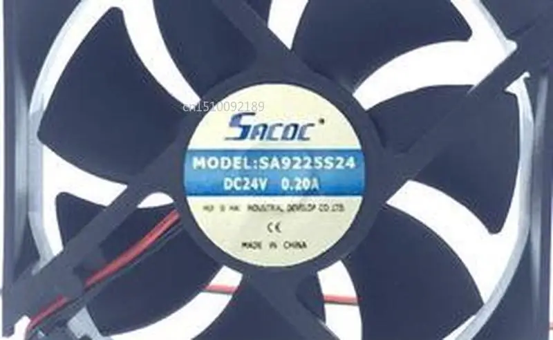 Для SA9225S24 шасси сварочный аппарат DC DC24V Вентилятор охлаждения 92*92*25 мм Осевой поток 0.2A
