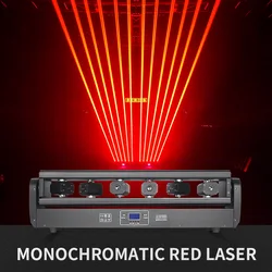 Lumière Laser DMX512 à tête mobile, faisceau Laser RGB Disco DJ, lumière de scène pour fête mariage noël 