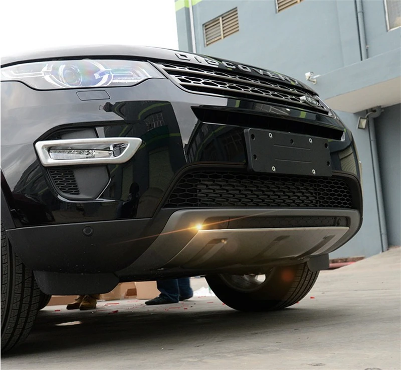 Для Land Rover Discovery Sport Передний+ задний бампер диффузор бамперы из нержавеющей стали защитная накладка