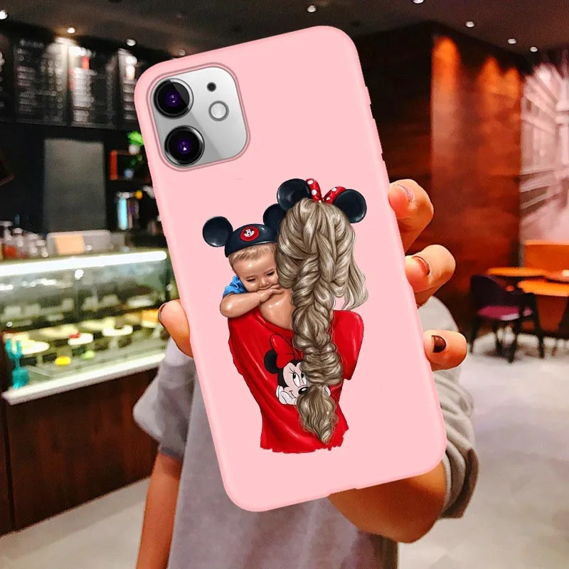 New Year Christmas boss coffee Vogue girl Pink Silicone Candy Case Coque For iPhones 11 Pro Max 2019 Xs 6S 7 8 Plus X XS Max XR