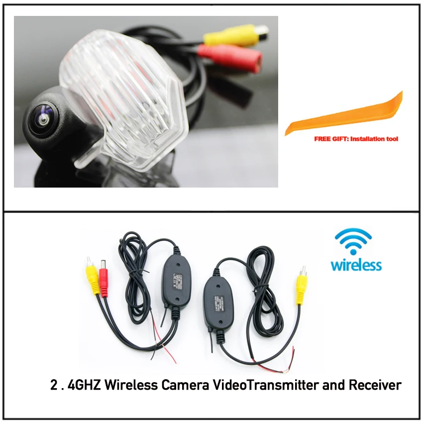 1 Car Starlight Night Vision Car Rear View Reverse Backup Camera For Toyota Alphard MK2 Vellfire 2008~2019 CCD HD high quality Car camera