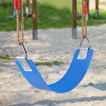 

ELEG-Outdoor Children's Swing Seat EVA Heavy Duty Swing Accessories with Metal Triple-cornered Ring 300Kg /660 Lb Weight Limit O