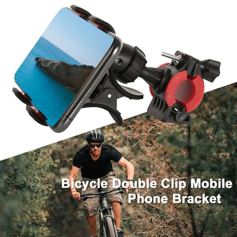 Универсальный дорожный горный велосипед, велосипедный держатель для телефона, держатель для телефона с поддержкой gps, держатель с зажимом, подставка для спорта на открытом воздухе, аксессуары для велоспорта