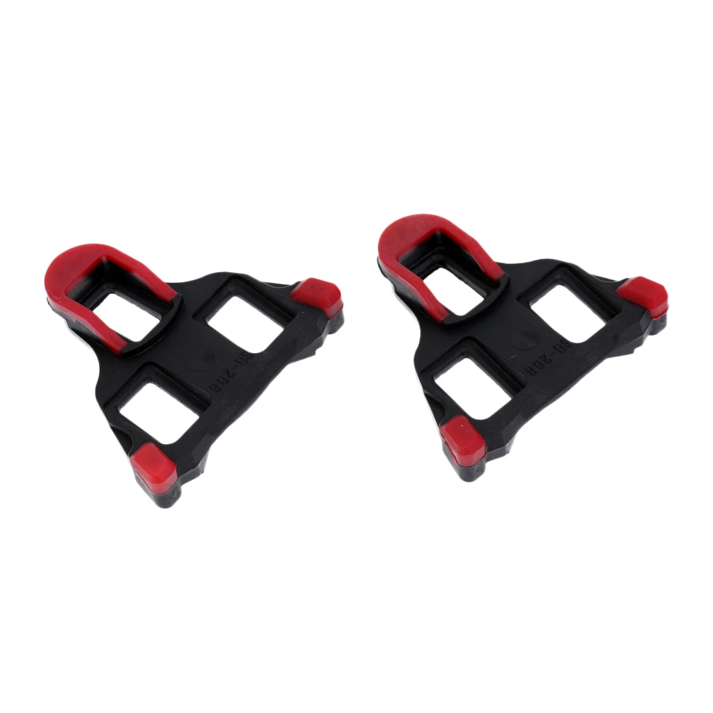 2 Pcs Road Bike Cleats 6 Degree Cycling Self-locking Pedal Cleats Set