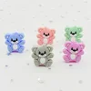 10pc SiliconeAnimal Beads BPA Free Baby Teething Beads DIY Toy For Pacifier Clips New Born Silicone Rodent Tiny Rod Baby Teether 3