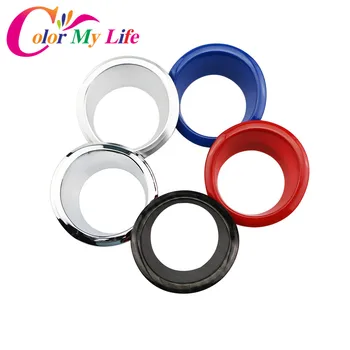 

Carmilla Car Chrome Ignition Switch Key Decoration Ring Circle Trim for Jeep Compass 2th 2017 2018 Renegade 2015 - 2018 Stickers