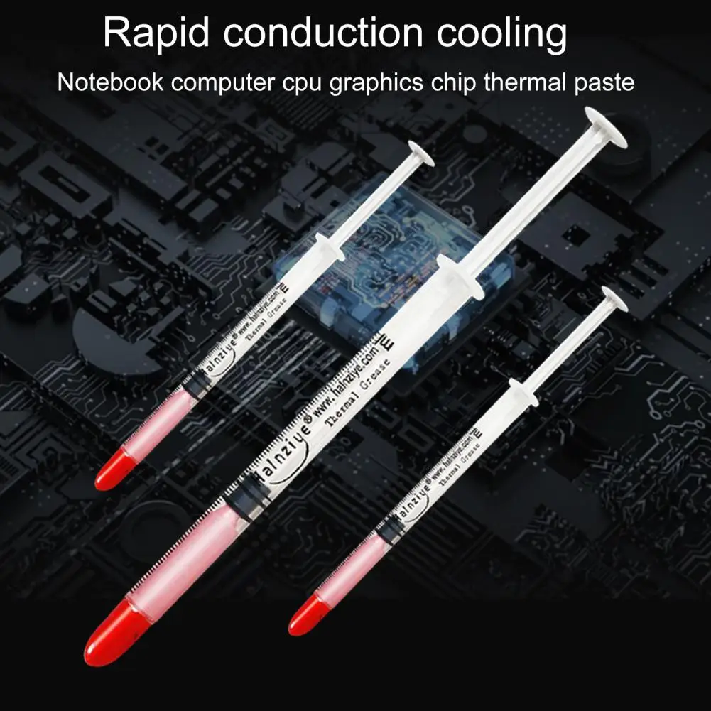 5Pcs HY530PI Thermal Paste Safe Quick Cooling Pink 2.5W/M-K 0.5g Computer Cooling Thermal Compound for CPU