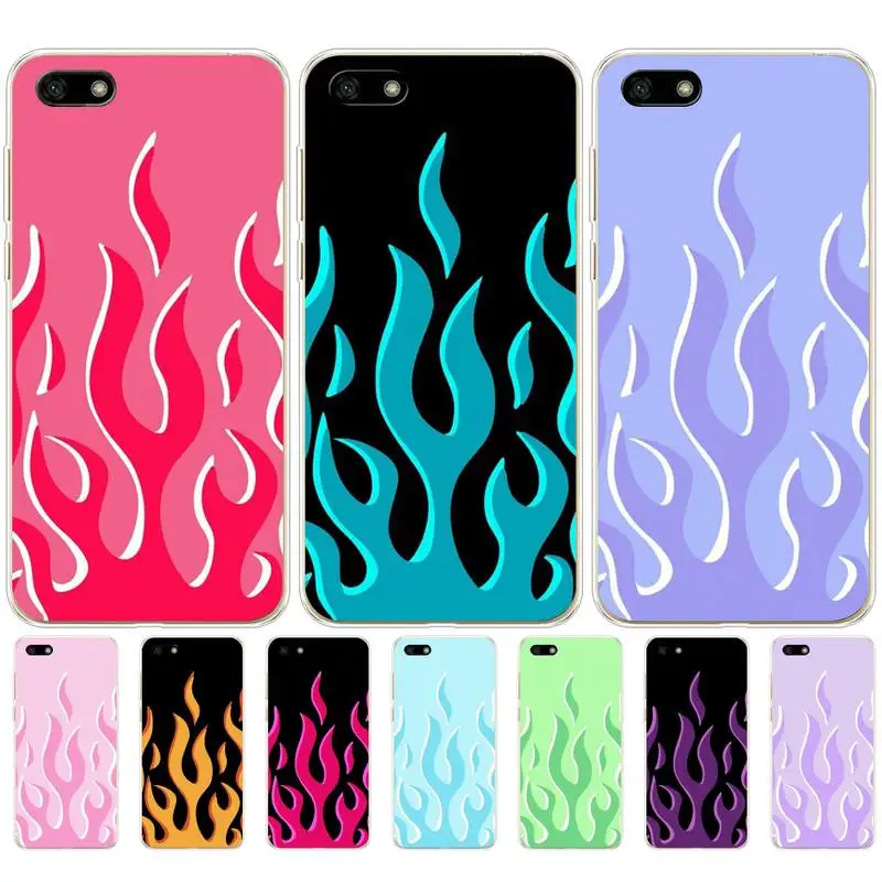 Чехол Fire для телефона Huawei P20 P40 Lite P30 Pro P Smart 2019 Nova 3e 6 Se силиконовый прозрачный