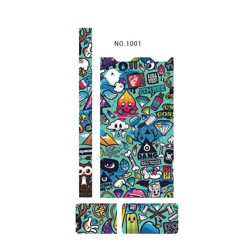 Magic Shark Fashion Superman Dream Flag No Fade Sticker Cover Case Film For Juul E Cigarette Sticker Skin - Color: 1001